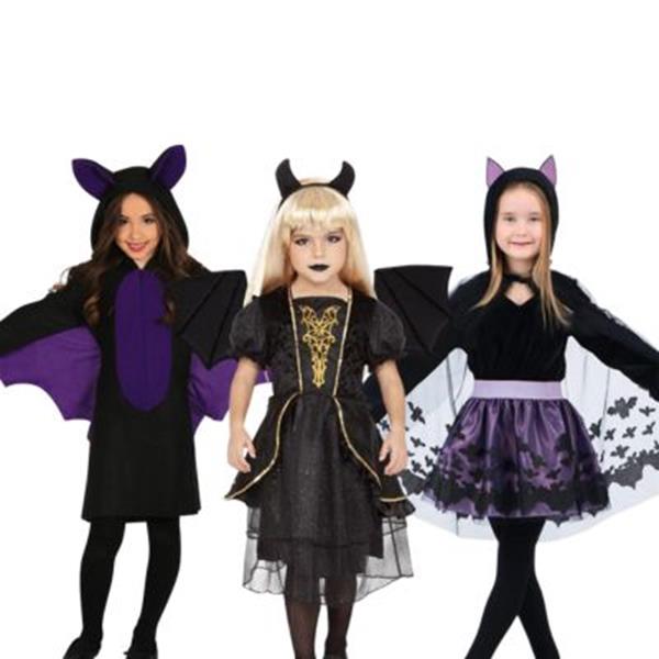 Fatos de Morcego Menina